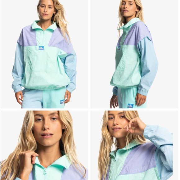 QUIKSILVER X Stranger Things Women's Lenora Windbreaker Jacket - Picture 3 of 10